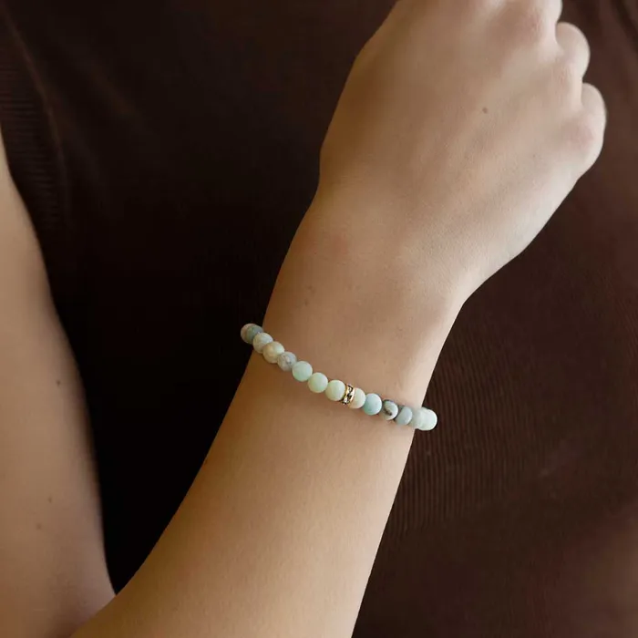 Amazonit Sparkle EdelsteinArmband 6mm Lenny Eva Lenny Eva Earrings