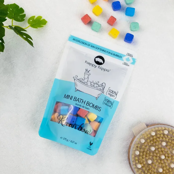 Earrings Happy Hippo Bath Co Rainbow Mini Bubble Bombs