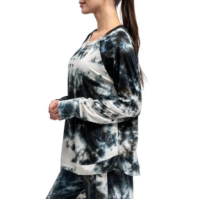 Earrings Hello Mello Tie Dye PJ Lounge Top