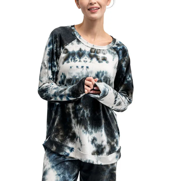 Earrings Hello Mello Tie Dye PJ Lounge Top