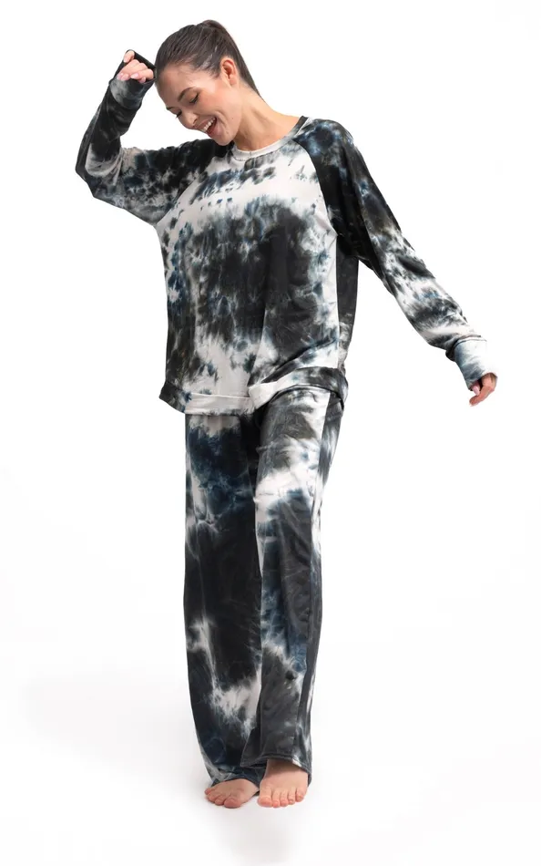 Earrings Hello Mello Tie Dye PJ Lounge Top