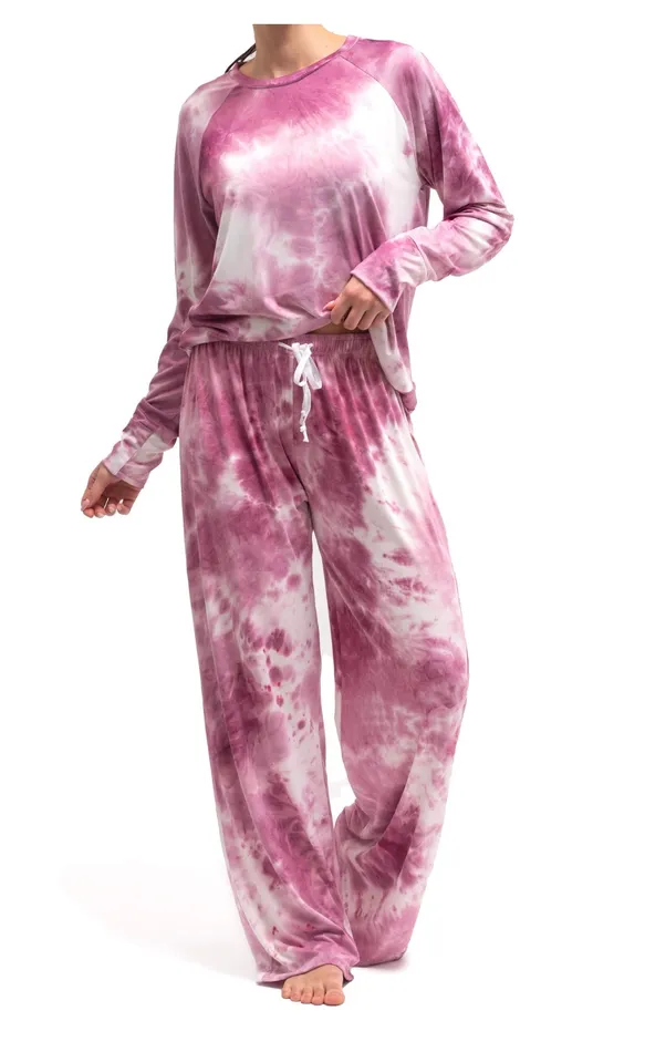 Earrings Hello Mello Tie Dye PJ Lounge Top