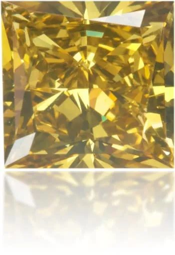 Earrings Langerman Diamonds Natural Green Diamond Square 061 ct Polished