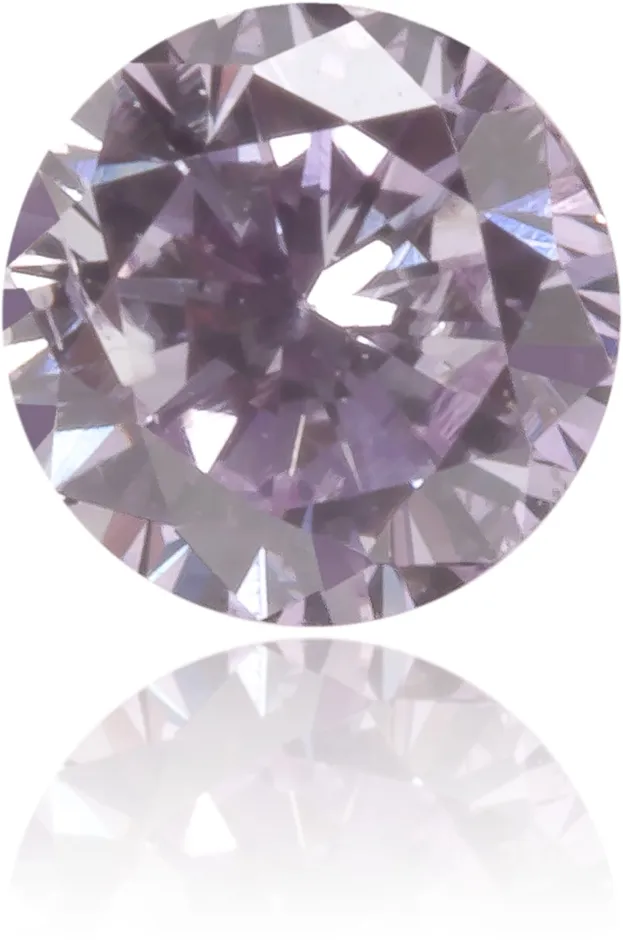 Earrings Langerman Diamonds Natural Purple Diamond Round 017 ct Polished