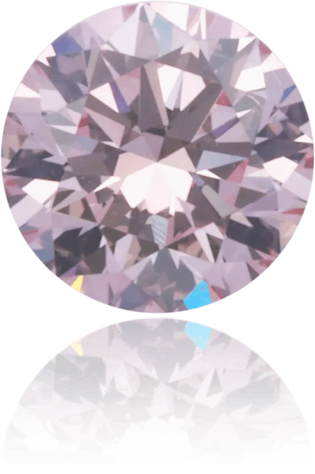Earrings Langerman Diamonds Natural Purple Diamond Round 027 ct Polished