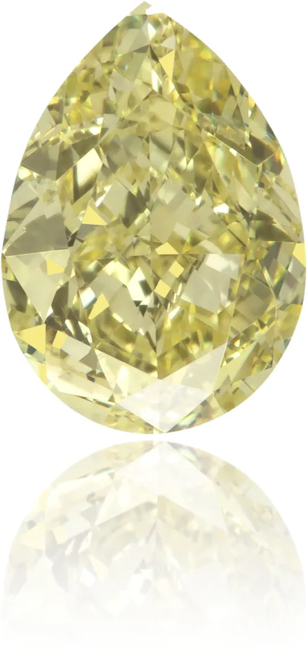 Earrings Langerman Diamonds Natural Yellow Diamond Pear Shape 057 ct Polished