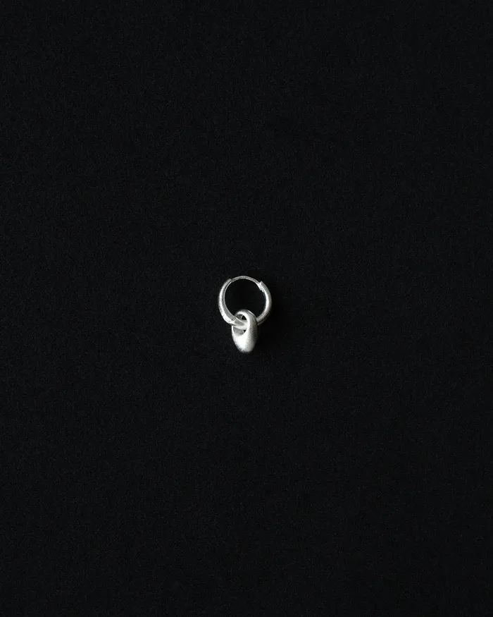Earrings MYJN Maui Brushed Dangle Drop Hoop Earrings
