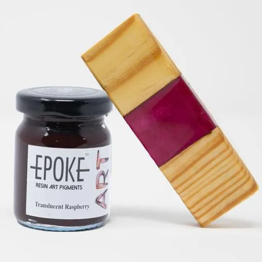 Earrings Translucent Raspberry EPOKE Art Pigment Paste 70g Epoke