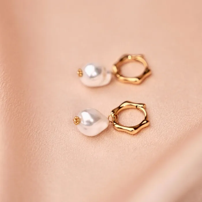 Earrings Victoire Collection Perlen Creolen Victoire Collection