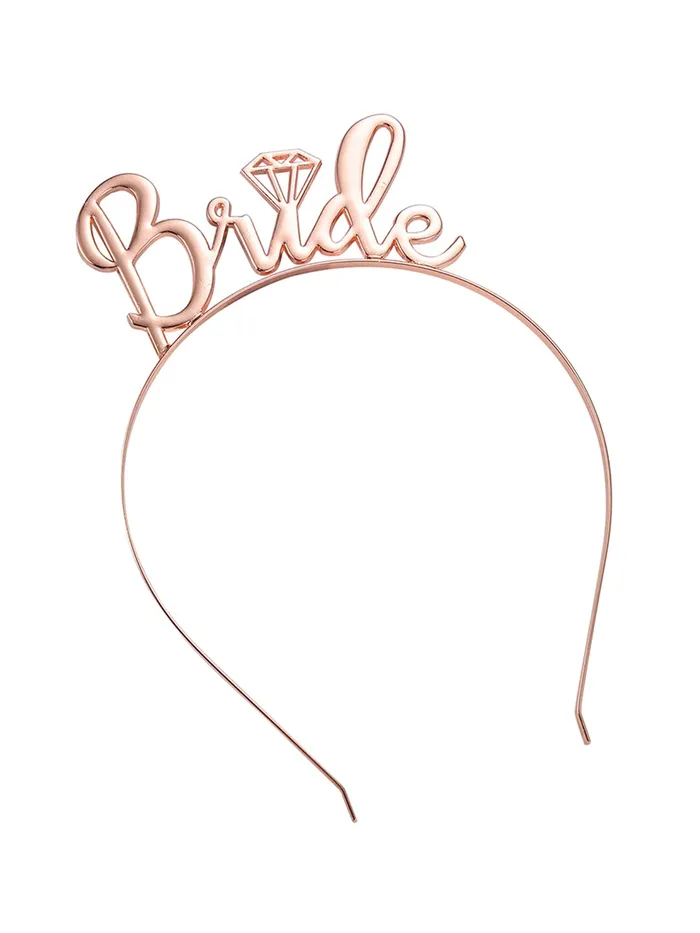 Earrings Yellow Chimes Hair Band for Girls Women Hair Accessories for Women Rose Gold Bride Tiara for Women Bridal Shower Haldi Bachelorette Hairband for Women Gift for Women Girls Yellow Chimes