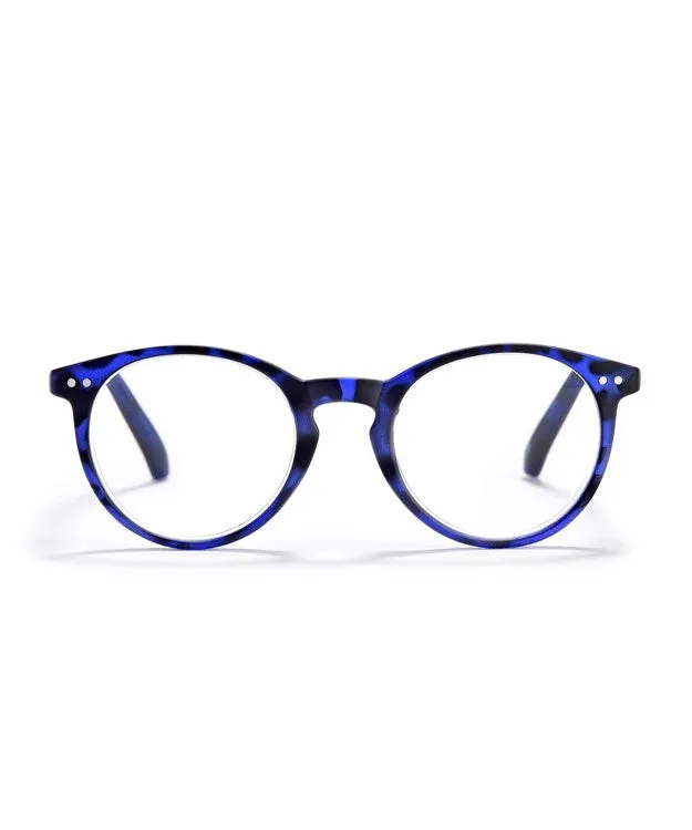 GiftCraft Rings Reader Glasses Round Frame Navy 200