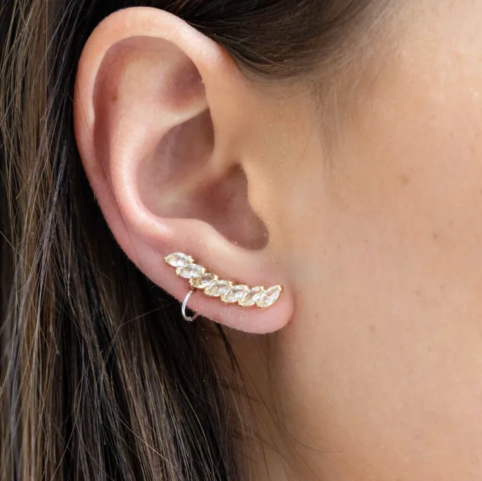 Jennifer Zeuner Earrings Tabria Earcuff