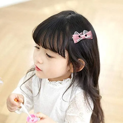 Kairangi Kids Hair Accessories for Girls Combo Set Peach 18 Pcs Baby Girls Hair Clips Set Cute Ponytail Holder Claw Clip Bow Clips For Girls Assortment Gift set for Kids Teens Toddlers Yellow Chimes Earrings