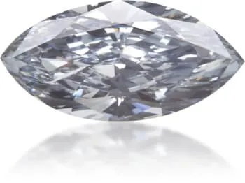 Langerman Diamonds Earrings Natural Blue Diamond Marquise 046 ct Polished