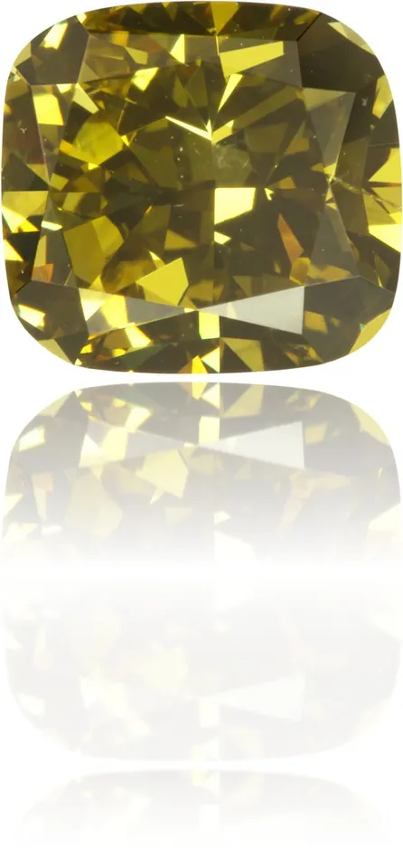 Langerman Diamonds Earrings Natural Green Diamond Rectangle 227 ct Polished