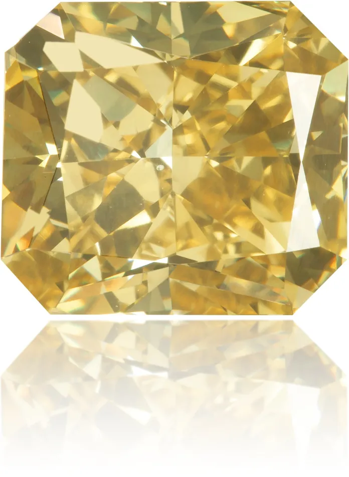 Langerman Diamonds Earrings Natural Green Diamond Rectangle 317 ct Polished