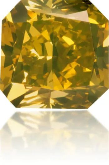 Langerman Diamonds Earrings Natural Green Diamond Square 083 ct Polished