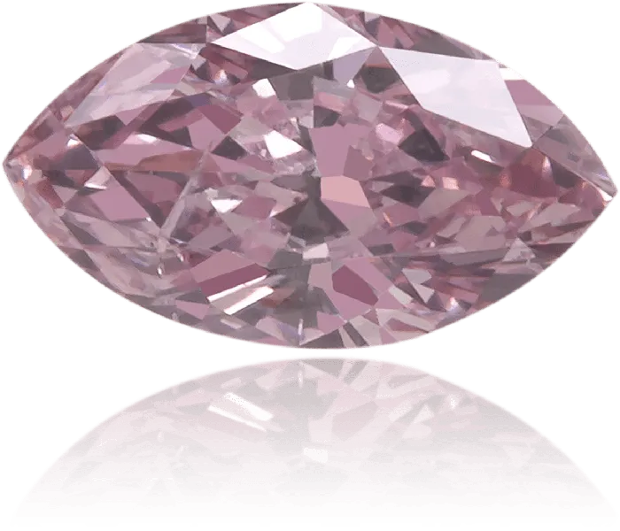 Langerman Diamonds Earrings Natural Pink Diamond Marquise 019 ct Polished