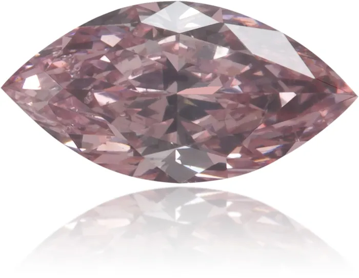 Langerman Diamonds Earrings Natural Pink Diamond Marquise 027 ct Polished