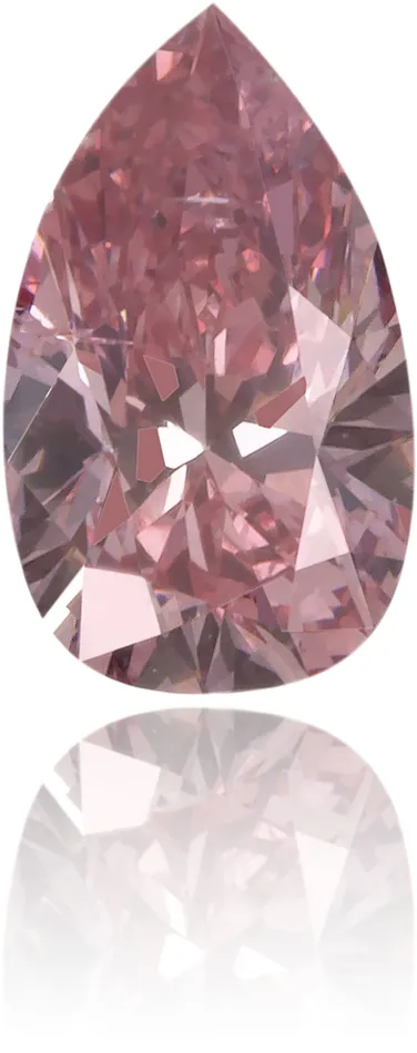 Langerman Diamonds Earrings Natural Pink Diamond Pear Shape 020 ct Polished