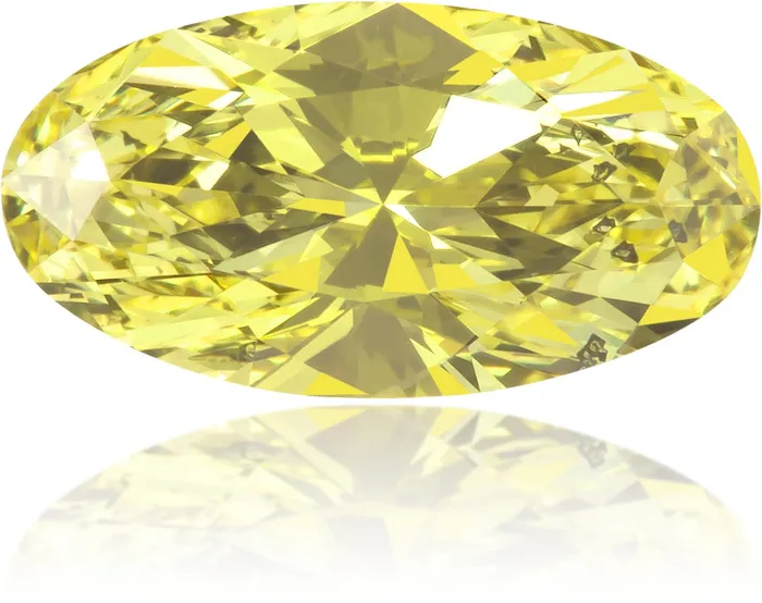 Langerman Diamonds Natural Yellow Diamond Pear Shape 037 ct Polished Earrings