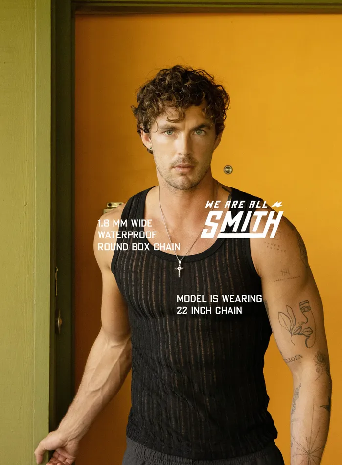 Necklaces WE ARE ALL SMITH Mens Jewelry Clothing Waterproof Crucifix Pendant Necklace