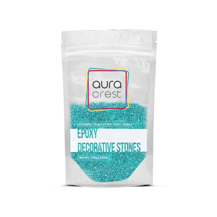 Resinarthub Earrings Aura Crest Epoxy Decorative Stones 250grams