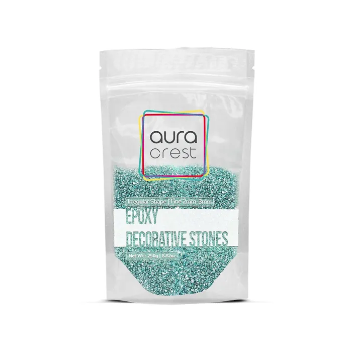 Resinarthub Earrings Aura Crest Epoxy Decorative Stones 250grams