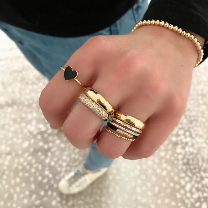 Rings Rachel Reid Gold Dome Ring
