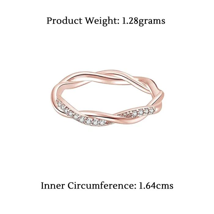 Rings Yellow Chimes Rings for Women White Crystal Stone Exclusive Silver Plated studded with Cubic Zircon Ring for Women and GirlsSize US 6 Yellow Chimes