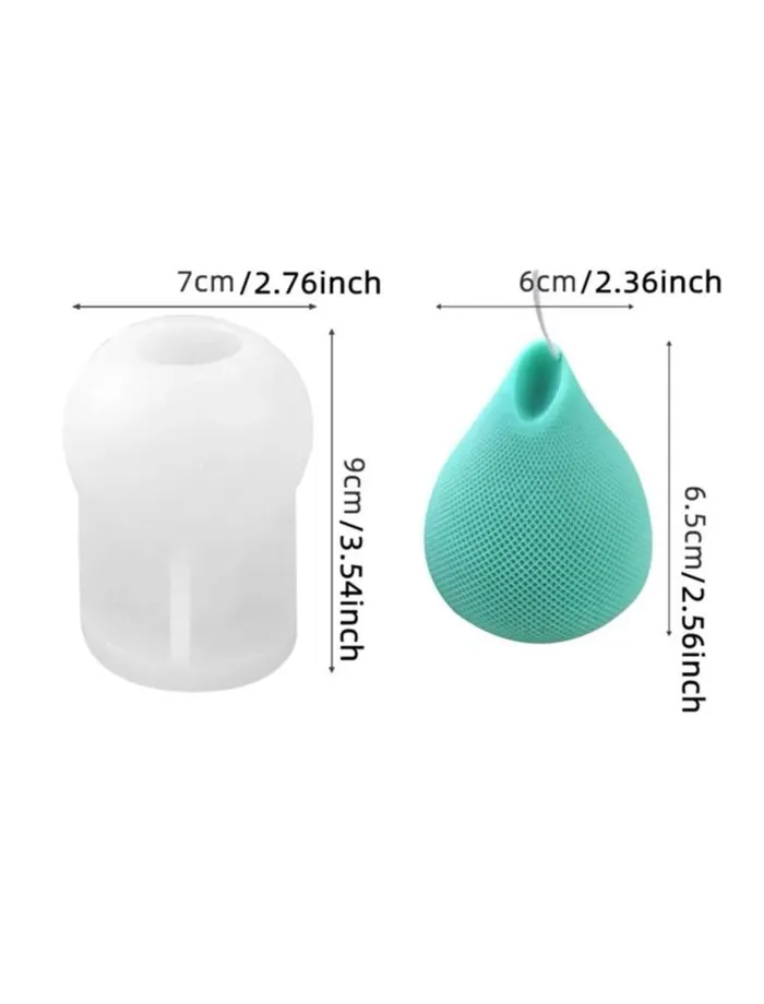 Spherical Water Drop Candle Silicone Mold Resin Art Hub Earrings