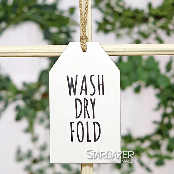 Stargazer Earrings Wash Dry Fold Tag