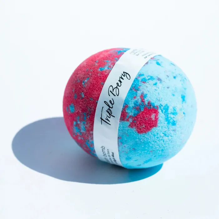 Tripple Berry Bath Bomb Happy Hippo Bath Co Earrings