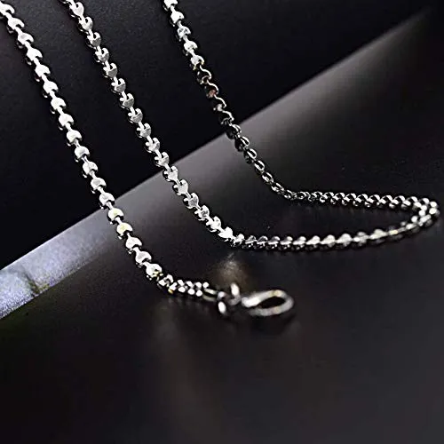 Yellow Chimes Chain for Men and Boys Silver Neck Chain for Men Stainless Steel Chains for Men Birthday Gift for Men and Boys Anniversary Gift for Husband Yellow Chimes Earrings
