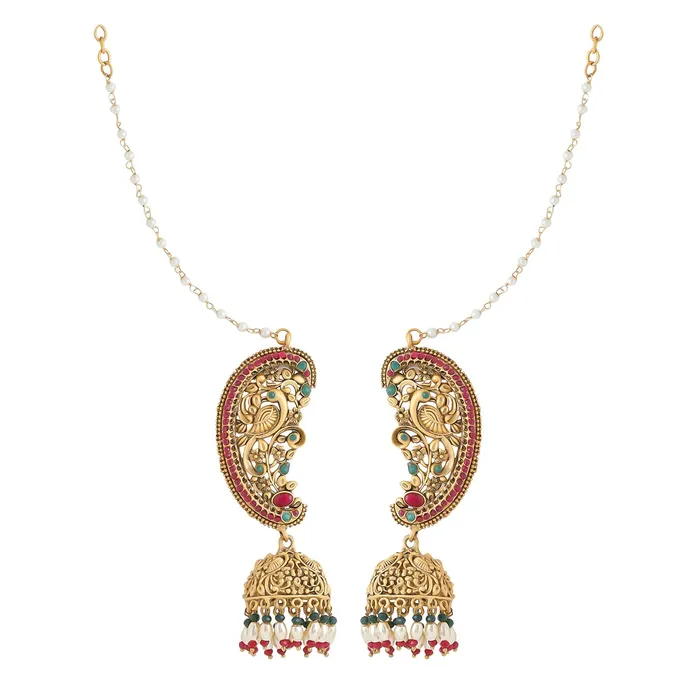 Yellow Chimes Earrings for Women and Girls Drop Earrings for Women Peacock Designed Jhumka Earrings Birthday Gift for girls and women Anniversary Gift for Wife Yellow Chimes Earrings
