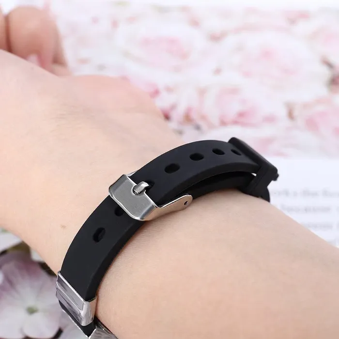 Yellow Chimes Earrings Yellow Chimes Bracelets for Girls and Boys BTS Bracelet for Girls Boys Silver Toned BTS Band Exquisite Signature JHope Bracelets Stainless Steel Silicon Wristband Bracelet