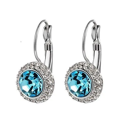 Yellow Chimes Moxie Collection Princess Kate Blue Crystal Designer earrings for Girls Women Yellow Chimes Earrings