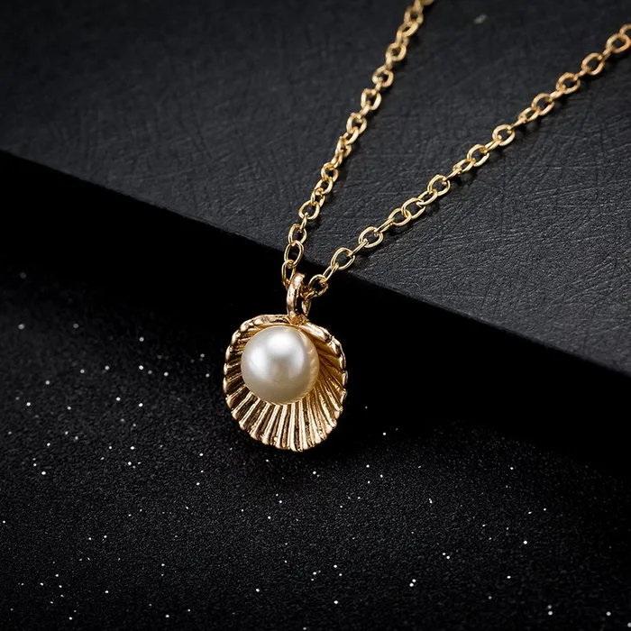 Yellow Chimes Pendant for woemn Pearl Studded Rose Gold Plated Chain Pendant for Girls and Women Yellow Chimes Earrings