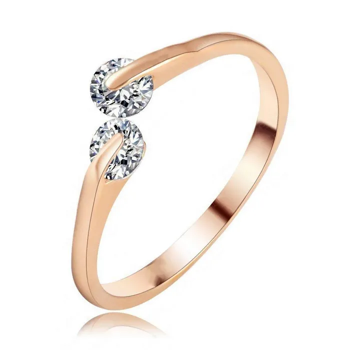 Yellow Chimes Rings Yellow Chimes Rings for Women and Girls Rosegold Ring Adjustable Crystal Rings Rose Gold Plated Finger Ring for Women Birthday Gift For girls and women Anniversary Gift for Wife
