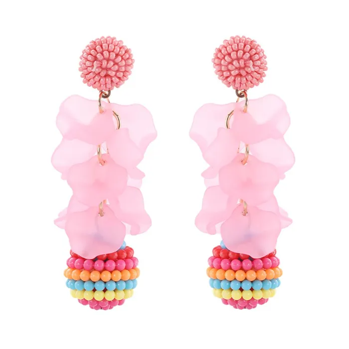 Yellow Chimes Yellow Chimes Earrings for Women and Girls Danglers Earrings for Girls and Women Pink Danglers EarringsBirthday Gift for Women Anniversary Gift for Wife Earrings