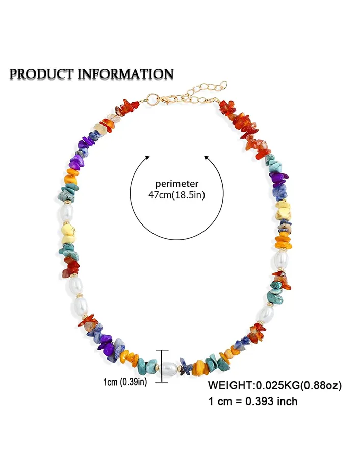 Yellow Chimes Yellow Chimes Necklace for Women and Girls Fashion Multicolor Choker Necklace for Women Bead Pearl Choker Necklace for Girls Birthday Gift for Girls and women Rings